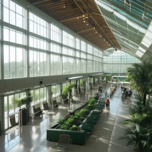 Kesan Senyap Daging: Pengalaman Wisata Bandara Lingkungan Hijau dan Stilisasi Hotel Unik