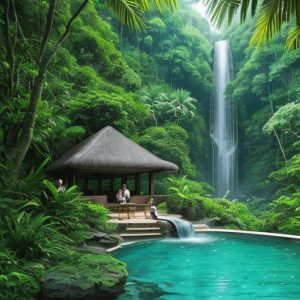 Mengkunjungi Bandara-Bandara Eksotis dan Menenukan di Hotel Lingkungan Alam: Pemandian dalam Hutan, Kolokol dan Pool yang Bebas Debris